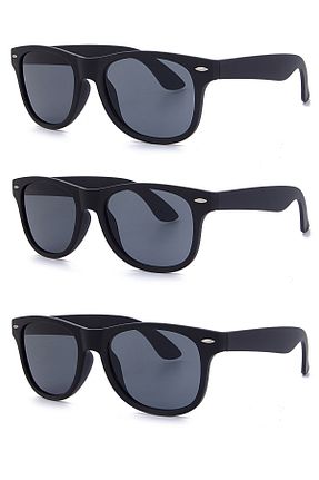 عینک آفتابی مشکی زنانه UV400 Nilu Moda - کد 217831583