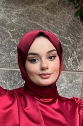 روسری قرمز ساتن Azeem - کد 849693957