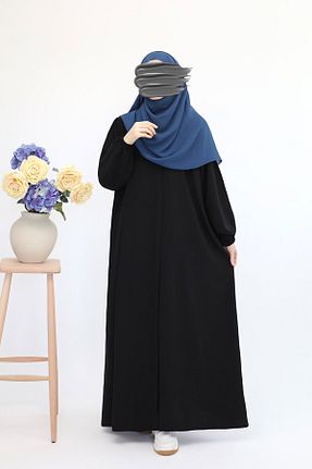 لباس حجاب مشکی زنانه اورسایز Lemaye - کد 849595581