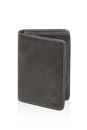 کیف پول طوسی مردانه ابعاد کوچک U.S. Polo Assn. - کد 765097213