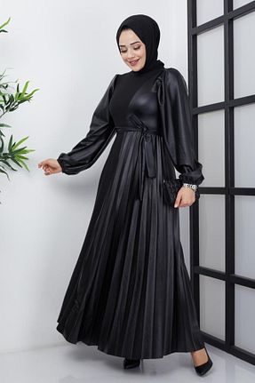 لباس حجاب مشکی زنانه اسلیم ModaMerve - کد 767914276
