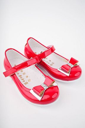 بابت قرمز بچه گانه چرم لاکی NESKA - کد 329262569