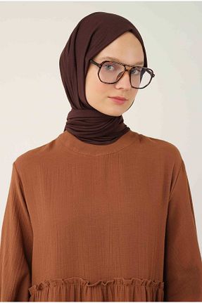 شال سرمه ای زنانه پنبه ای HEQA - کد 701187463