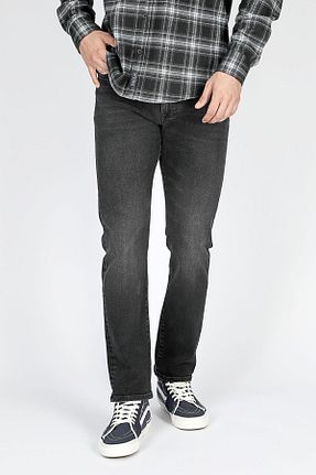 شلوار جین طوسی مردانه پاچه ساده Lee Cooper - کد 849749672