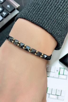 دستبند طلا زرد مردانه 14 عیار aytekgold - کد 789255369