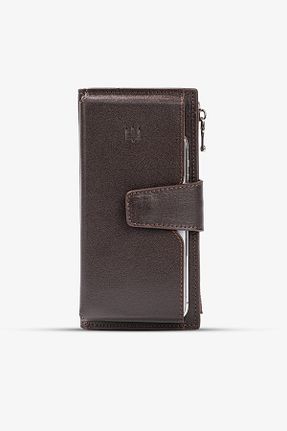 کیف پول قهوه ای زنانه سایز متوسط Getto Deri - کد 849760254