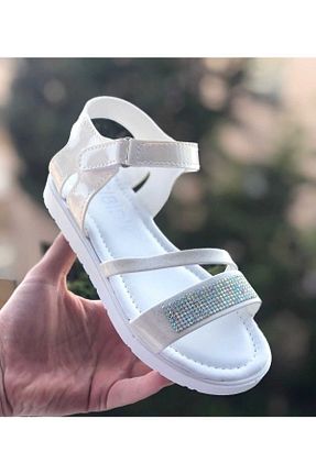 صندل سفید بچه گانه پاشنه تخت Pandalina - کد 685432900