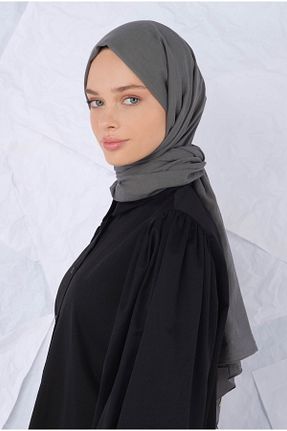 شال طوسی زنانه پنبه (نخی) کد 848484219