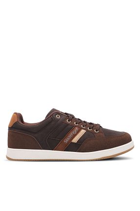 کفش اسنیکر قهوه ای مردانه بند دار Slazenger - کد 848973205