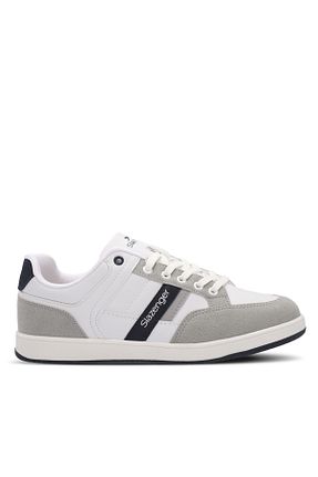 کفش اسنیکر سفید مردانه بند دار Slazenger - کد 848973184