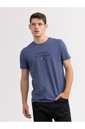 تیشرت اسپرت آبی مردانه رگولار Tommy Hilfiger - کد 849178994