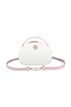 کیف پستچی سفید زنانه چرم مصنوعی Lamberti - کد 331844805