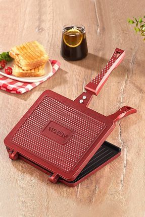 ماهیتابه زرشکی 1 پارچه Amboss - کد 347710561