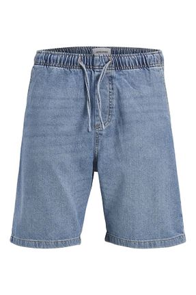 شلوارک و برمودا سرمه ای مردانه پارچه Jack & Jones - کد 849650745