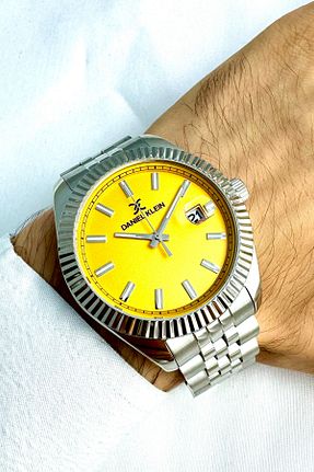 ساعت مچی زرد مردانه 41-45 میلی متر Daniel Klein - کد 849655517
