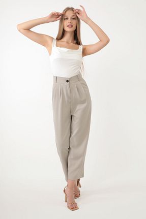 شلوار طوسی زنانه پلی ویسکون TUUWEAR - کد 848241540