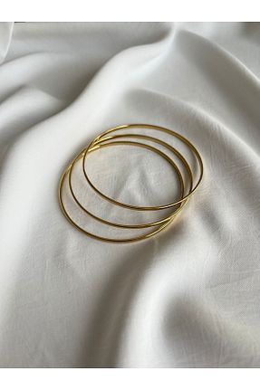 دستبند استیل (فولاد) طلائی زنانه استیل ضد زنگ ShineJewellery - کد 849669821