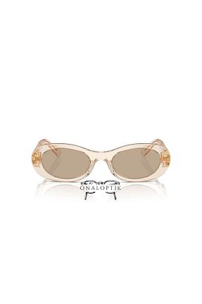 عینک آفتابی سفید زنانه UV400 Miu Miu - کد 849673576