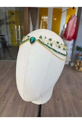 تاج سبز زنانه سنگ کریستال Atelier Luna - کد 687226108
