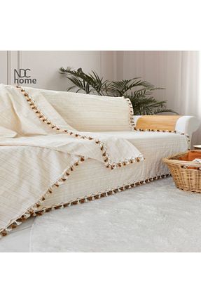کاور مبل بژ کتان NDC HOME - کد 843303452