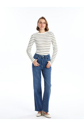 تیشرت سبز زنانه Skinny LC Waikiki - کد 849741712