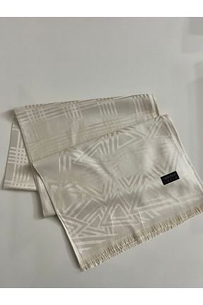 شال بژ زنانه ابریشم Butik - کد 849723557