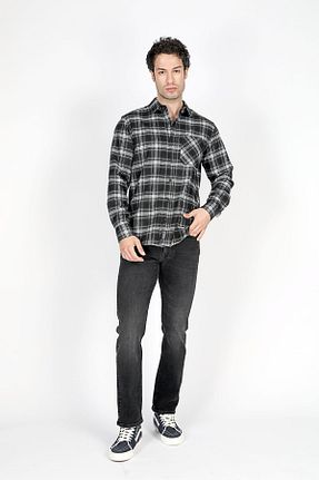 شلوار جین طوسی مردانه پاچه ساده Lee Cooper - کد 849749672