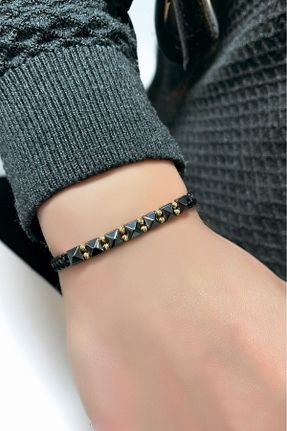 دستبند طلا زرد مردانه 14 عیار aytekgold - کد 789255369