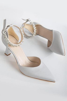 کفش پاشنه بلند کلاسیک زنانه ساتن BEB SHOES - کد 846676608
