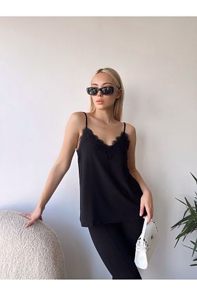 بلوز مشکی زنانه طرح دار BuMi Fashion - کد 806552112