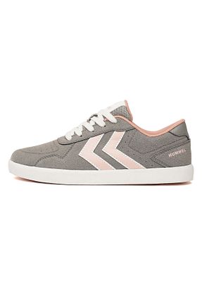 کفش اسنیکر طوسی زنانه بند دار hummel - کد 846979155