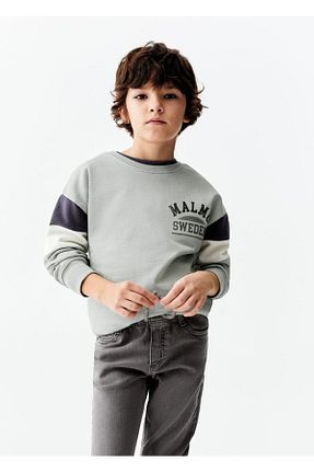 شلوار جین طوسی بچه گانه رگولار MANGO Kids - کد 788443725