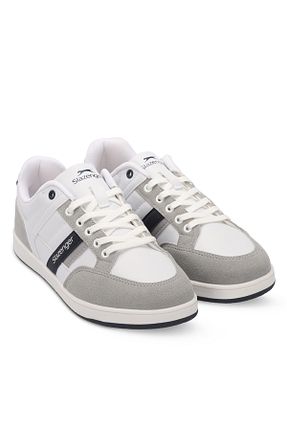 کفش اسنیکر سفید مردانه بند دار Slazenger - کد 848973184