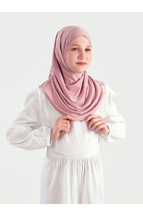 شال صورتی بچه گانه پلی استر Schaless - کد 846678879