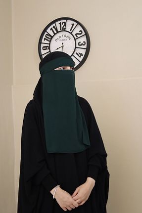 روسری سبز پنبه پلی استر DİLNUVAR - کد 849599144