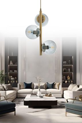 لوستر طوسی فلزی ŞL Şef Light - کد 849598679