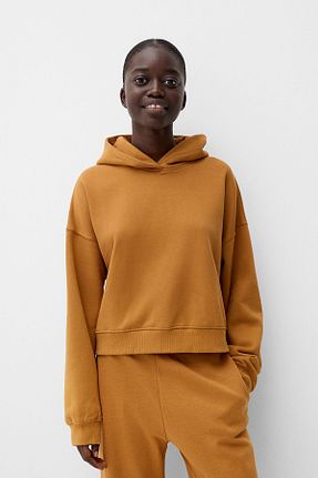 سوئیشرت قهوه ای زنانه ساده Bershka - کد 849587303