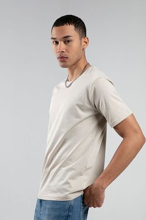 تیشرت طوسی مردانه اسلیم فیت MAN EDITION - کد 815128006