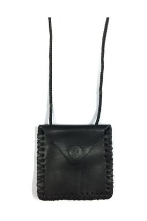 گردنبند جواهر مشکی زنانه چرم RoseRoi - کد 34649524