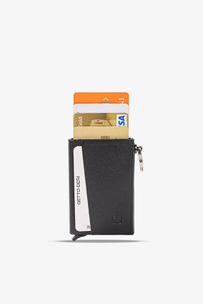 کیف پول مشکی زنانه ابعاد کوچک Getto Deri - کد 849608834