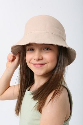 کلاه بژ بچه گانه پنبه ای FELLMENS - کد 225637635