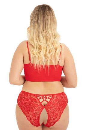 شورت سایز بزرگ رنگی زنانه فاق نرمال Cottonhill - کد 849624884