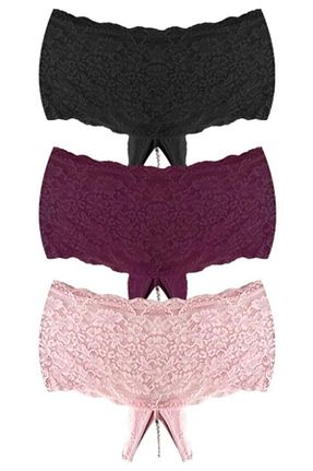 شورت سایز بزرگ رنگی زنانه کش دار Cottonhill - کد 849624494