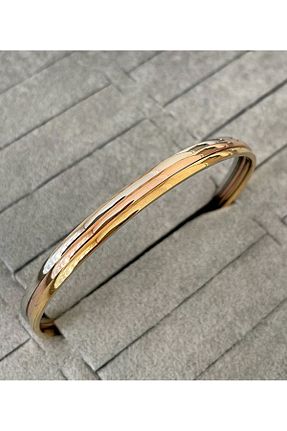 دستبند استیل (فولاد) طلائی زنانه استیل (فولاد) Gül Accessory - کد 794727233