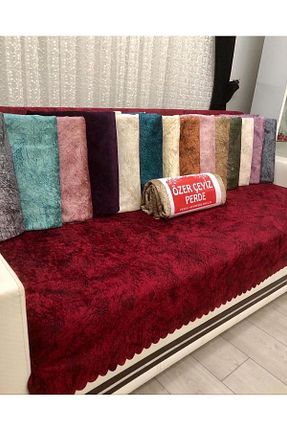 کاور مبل زرشکی مخمل ÖZERÇEYİZ - کد 775485786