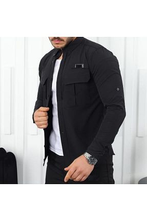 پیراهن مشکی زنانه رگولار MSRT - کد 826653016