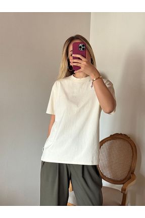 بلوز بژ زنانه ساده Butik - کد 824763973