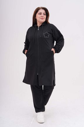 ست گرمکن سایز بزرگ مشکی زنانه پنبه پلی استر westbound - کد 849794273