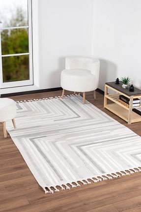 فرش سفید آنتی آلرژی Valery Home - کد 800013385