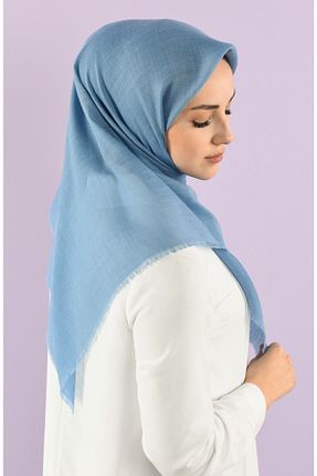 روسری آبی پنبه ای Genel Markalar - کد 259961343